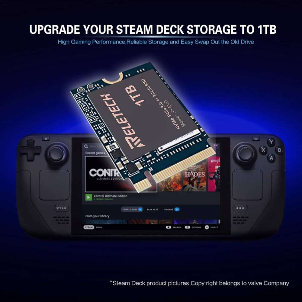 1TB SSD for the Steam Deck Storage - Sell Valve SteamDeck Oled
